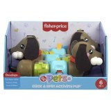 FISHER PRICE JUCARIE CATELUS DE ACTIVITATE PENTRU BEBELUSI CLICK AND SPIN