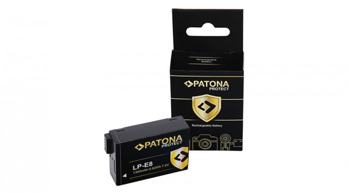 Baterie PATONA Protect / baterie re&icirc;ncărcabilă Canon EOS 550D 600D 650D 700D LPE8 LP-E8 LP-E8 - Patona Protect