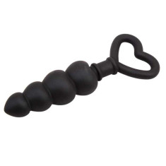 Beaded Luv Probe - Bile anale, negru, 15.6 cm