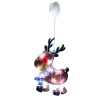 Decoratiune Fereastra Ren LED Alb Rece, 26cm, Home - Ornament Craciun, Interior, Baterii (Nu sunt incluse)
