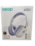 Casti wireless OKOP KP-H107 Bluetooth 5.4 over ear Hi-Res Audio pliabile confort premium