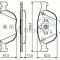 Set placute frana,frana disc FORD TRANSIT CONNECT (P65, P70, P80) (2002 - 2016) BOSCH 0 986 495 066