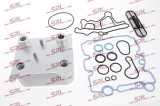 Radiator ulei Ford F-250, F-350, F-450, F-550 192007; motor 6.0 TD, garnituri incluse, dimensiuni [mm] 130x170x80; 3C3Z6A642CA; SRLine, aftermarket