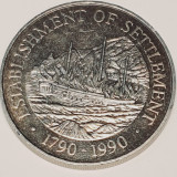 Cumpara ieftin 3308 Pitcairn 1 Dollar 1990 Elizabeth II (Establishment of Settlement) km 7, Australia si Oceania