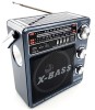 Radio portabil cu incarcare solara XB921BT-S si Bluetooth X-Bass, Waxiba