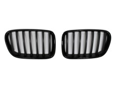 Grila masca fata fata BMW X3 (F25), 03.2014-08.2017, partea stanga, negru, negru lucios; Tuning,