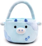 Cosulet de paste pentru copii Desdfcer, textil, albastru, 30 x 32 cm