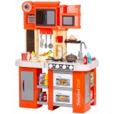Set jucarie Chipolino Kitchen 84 cm cu sistem de curgere apa, lumini, sunete si 79 accesorii