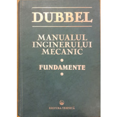 Dubbel Manualul inginerului mecanic Fundamente