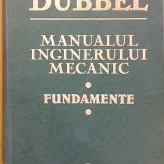 Dubbel Manualul inginerului mecanic Fundamente