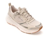 Pantofi sport SKECHERS albi, 150475, din material textil