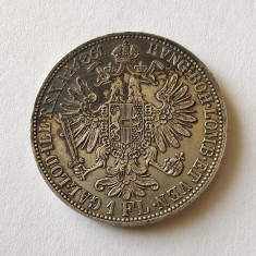 Austria - Florin 1861 A - Argint