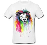 Cumpara ieftin Tricou &quot; Colorful watercolor lion &quot;