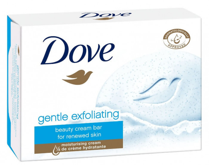 LOT de 6 sapunuri DOVE gentle exfoliating original 90g