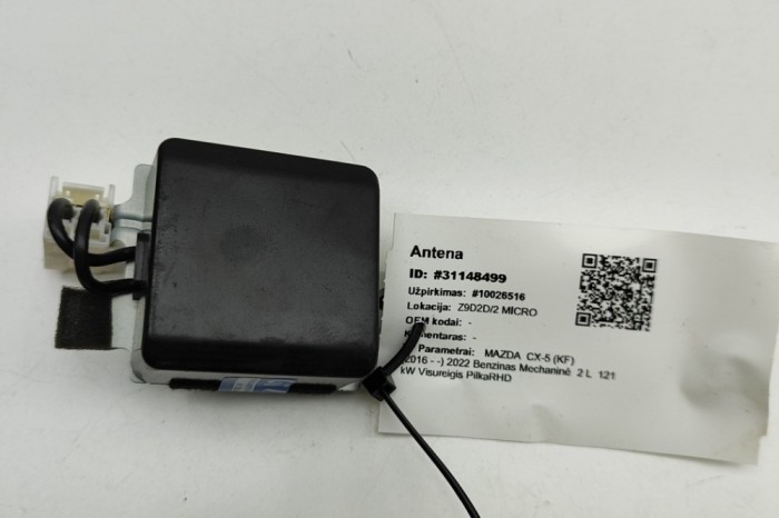 Antena MAZDA CX-5 KF 2022 OEM: KFR8-66-T30 31148499