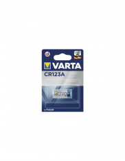 Baterie Varta CR123A 3V litiu blister 1 buc. foto