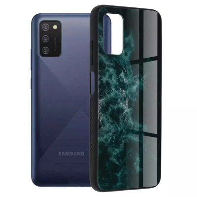 Husa Samsung Galaxy A03S Antisoc Personalizata Nebuloasa Albastra Glaze foto