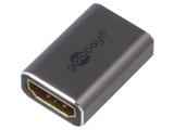 Adaptor HDMI HDCP 2.2 soclu argintiu, Goobay