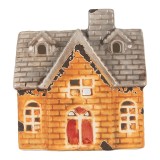 Cumpara ieftin Candela Craciun ceramica multicolora 13x8x14 cm