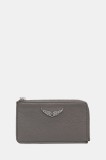 ZADIG&amp;VOLTAIRE portofel de piele femei, culoarea verde, LWSG00011