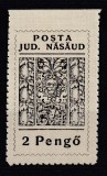 ROMANIA 1945 POSTA NASAUD - JUD. NASAUD 2 PENGO MNH, Nestampilat