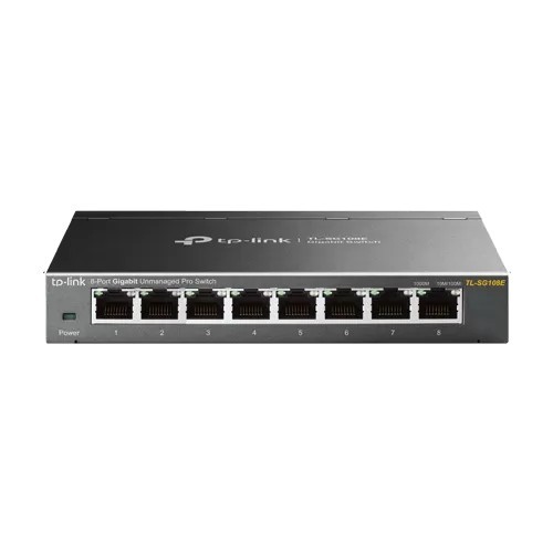 Switch Easy Smart, 8 porturi RJ45 Gigabit, Managed - TP-Link TL-SG108E