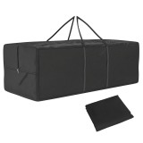 Outsunny Geantă pentru Brad Impermeabilă și UV30+, Husă din Țesătură cu Fermoar Dublu și M&acirc;nere, 175x80x60 cm, Negru | Aosom Romania