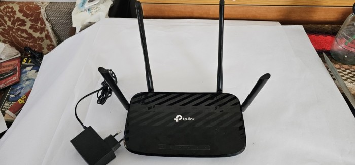 Router wireless TP-LINK ARCHER A6 AC1200, 4 porturi Gigabit