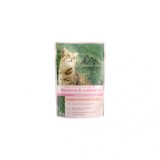 Carpathian Pet Food, hrana umeda pentru pisici, macrou si legume in sos, 100 gr