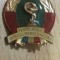 QW9 K 89 - Insigna tematica medicina - Pentru merite in munca medico sanitara RSR