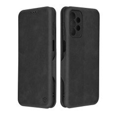 Husa tip carte samsung galaxy a23 techsuit, inchidere magnetica,negru foto