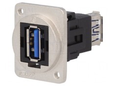 Adaptor USB A Soclu Ambele Par?i USB 3.0 Metal foto