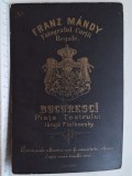 Franz M&aacute;ndy &ndash; Fotograf al Curții Regale &ndash; Bucuresci, Piața Teatrului &ndash; cabinet, c. 1885&ndash;1895