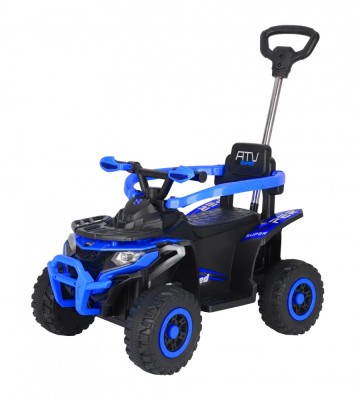 ATV electric cu maner 4 in 1, Kinderauto Hercules 35W 6V, telecomanda, echipare premium, albastru foto