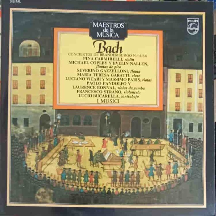 Disc vinil, LP. Conciertos De Brandenburgo No. 4-5-6-JOHANN SEBASTIAN BACH-242810