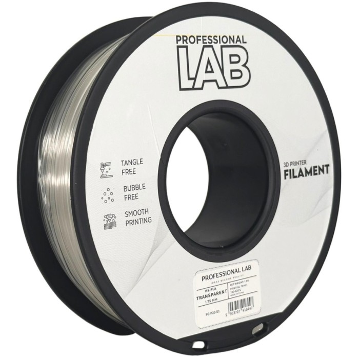 Filament PLA Transparent HS-PLA Prof. Lab compatibil