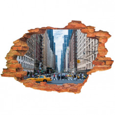 Sticker &amp;quot;Wall Crack&amp;quot; Newyork 1 - 120 x 80 cm foto