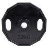 Greutate cauciucata olimpica inSPORTline Ruberton 20kg,