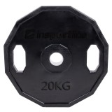 Cumpara ieftin Greutate cauciucata olimpica inSPORTline Ruberton 20kg,