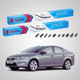 Cumpara ieftin Ștergătoare Ford Mondeo Mk4 Sedan 2007-2014 | Set Față Flat Premium &ndash; TeamCar&reg;