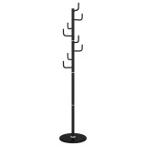 Cumpara ieftin Cuier de haine, negru, 183 cm, fier vopsit electrostatic