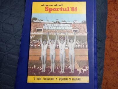 Almanahul Sportul 1981 foto