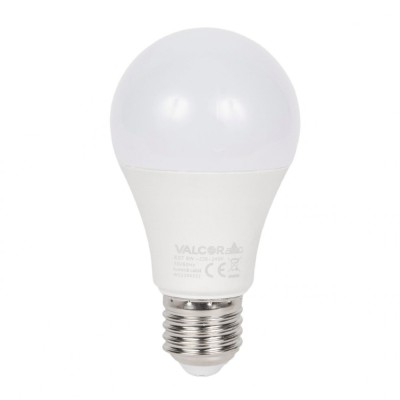 Bec LED A60 E27 8W lumina calda LC 3000K (include taxa timbru verde 0.40 lei) Valcor VLC11009 foto