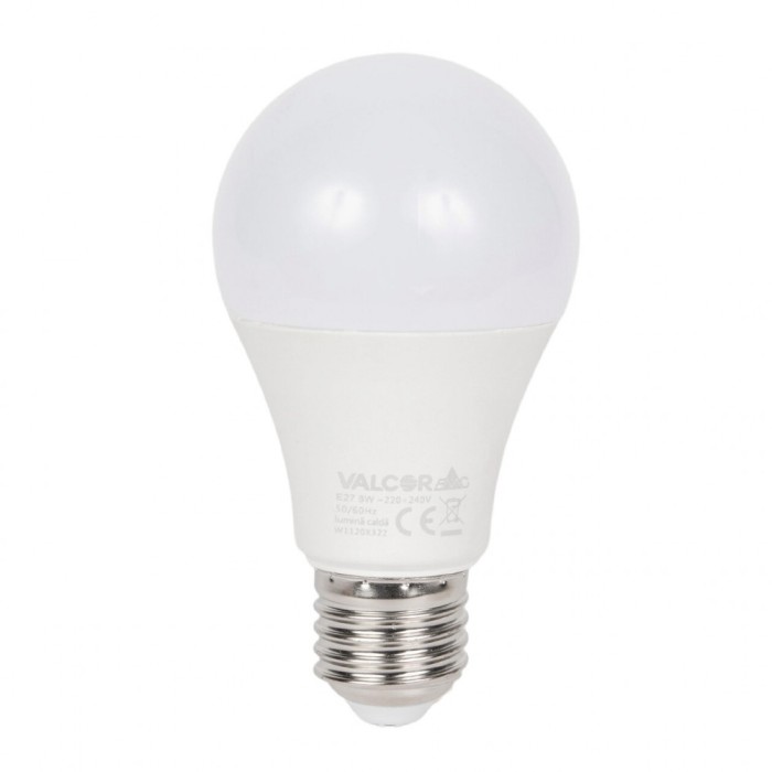 Bec LED A60 E27 8W lumina calda LC 3000K (include taxa timbru verde 0.40 lei) Valcor VLC11009