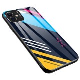 Husa TPU OEM Color Glass2 pentru Huawei P30 lite, cu spate din sticla, Multicolor