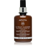 Apivita Cleansing Milk Face &amp; Eyes Lapte demachiant 3 &icirc;n 1 pentru față și ochi 300 ml