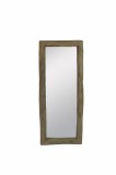 Cumpara ieftin Oglinda perete lemn maro 50 x 123 cm