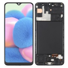 Display Samsung Galaxy A30s A307 Compatibil OLED cu Rama Negru