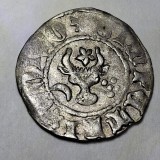 Moldova 1 Groși ND (1375-91) argint Petru l Mușat