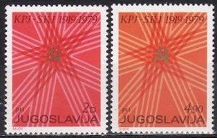 C2495 - Iugoslavia 1979 - Aniversari 2v.neuzat,perfecta stare foto